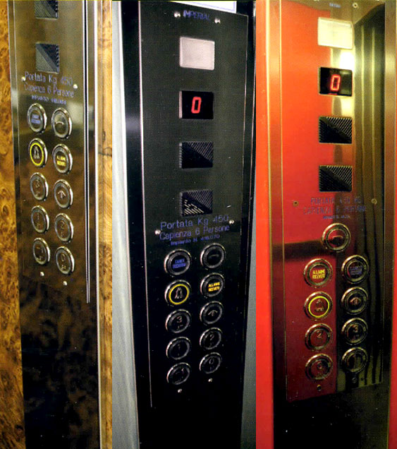 pulsantiera ascensore